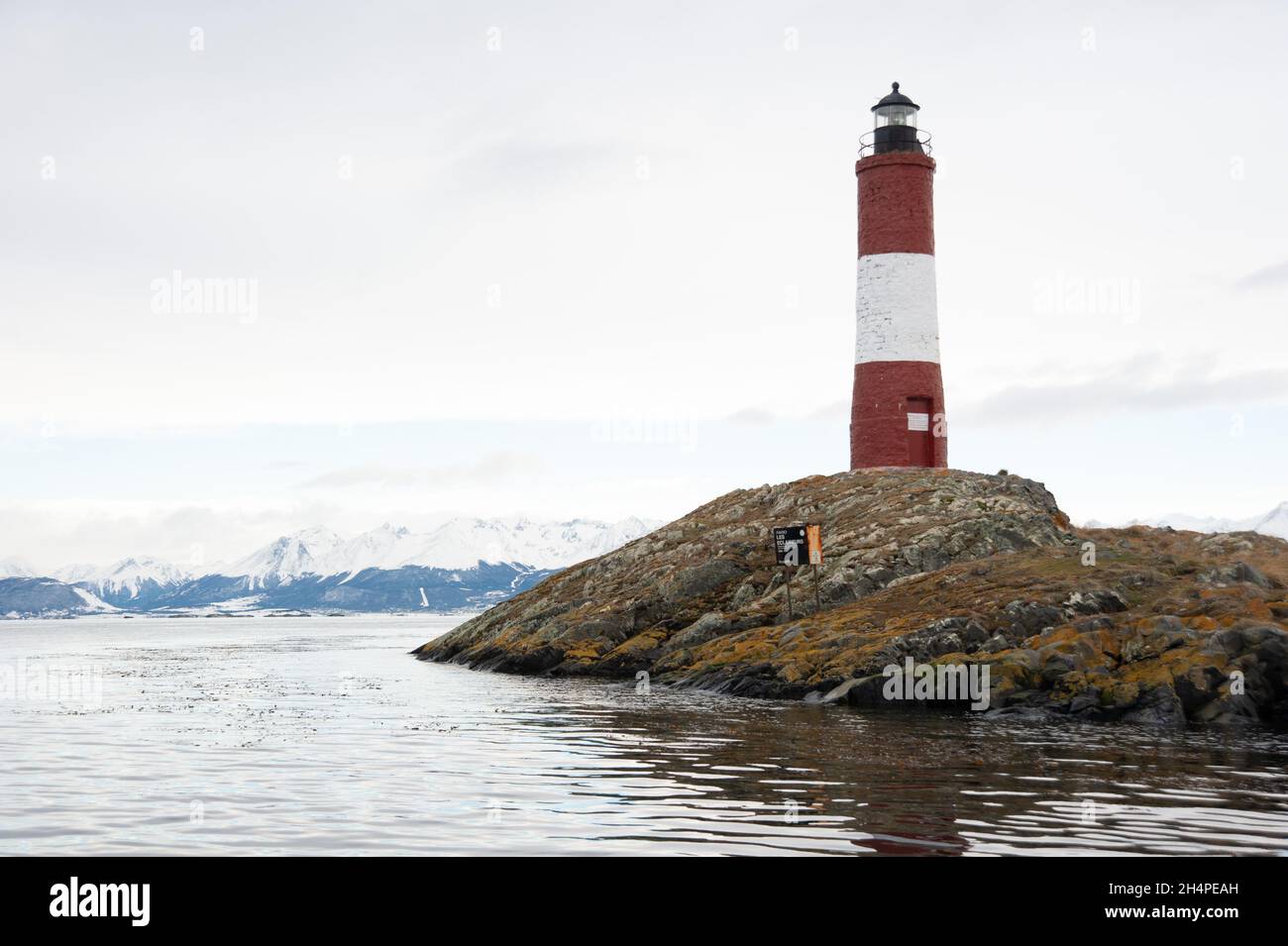 PHARE à Ushuaia Stockfoto