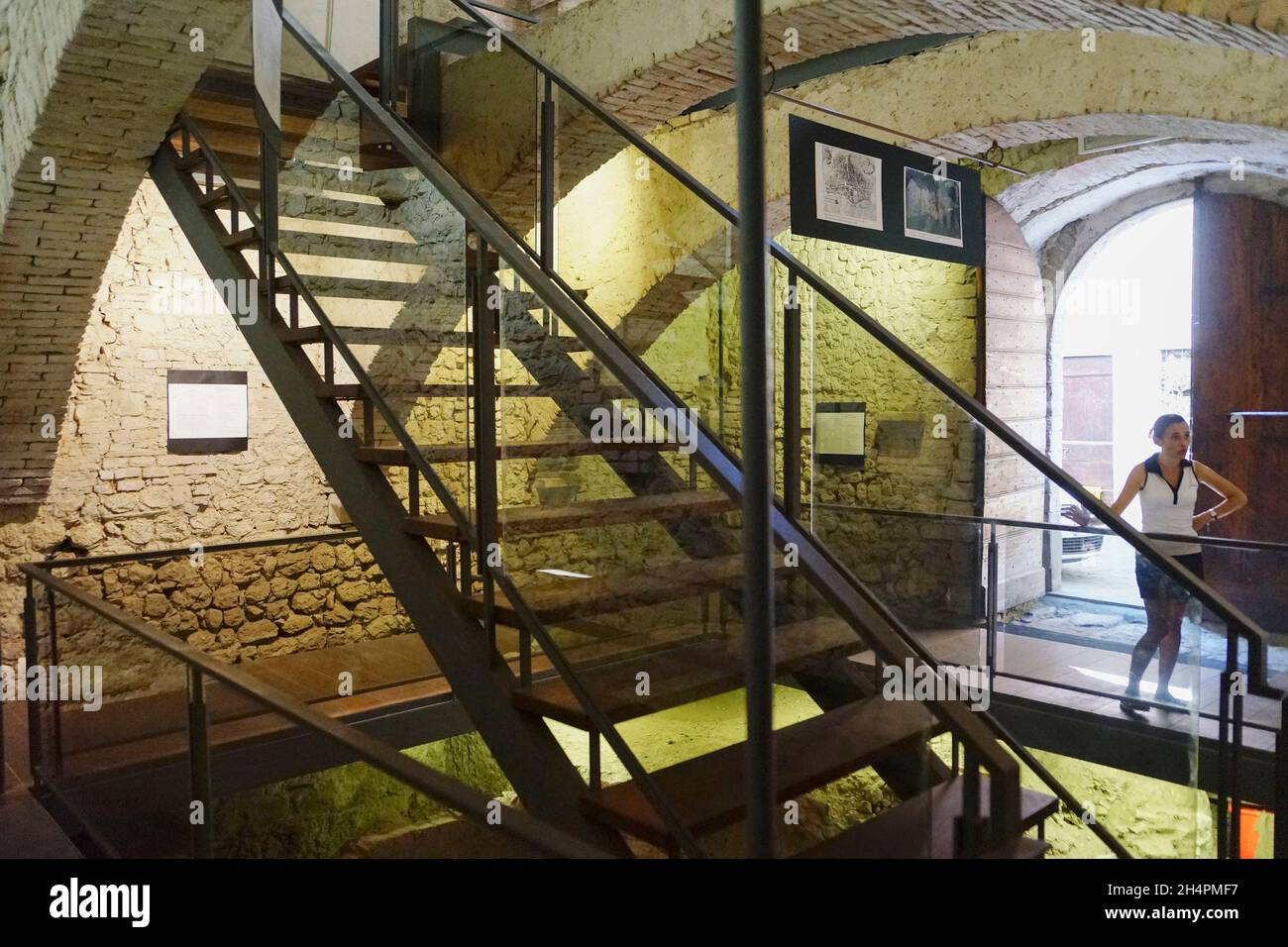 Rotonda Medioevale, mittelalterliche Rotunde, Citta' di Castello, Umbrien, Italien, Europa Stockfoto