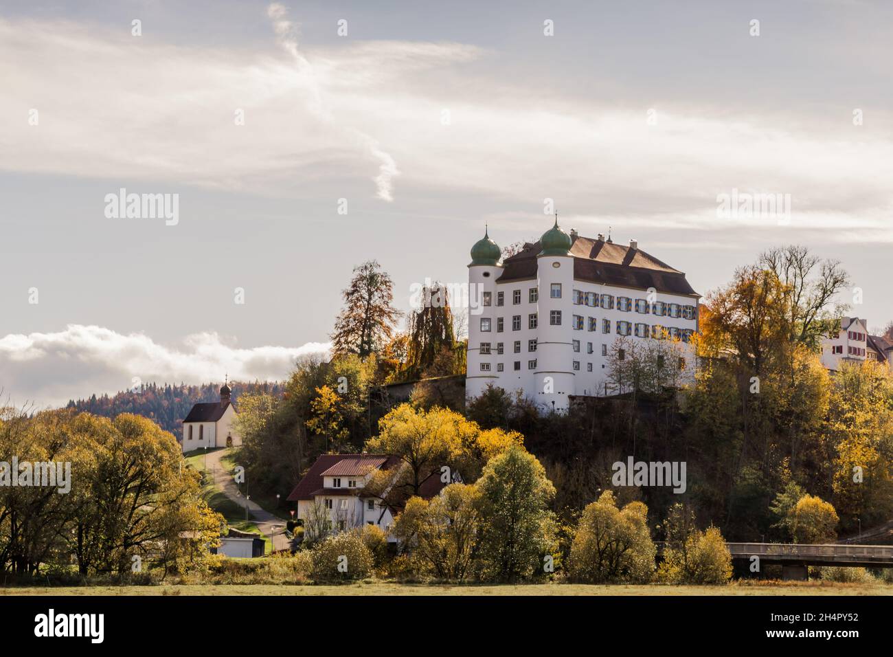 Schloss Mühlheim im oberen Donautal Stockfoto