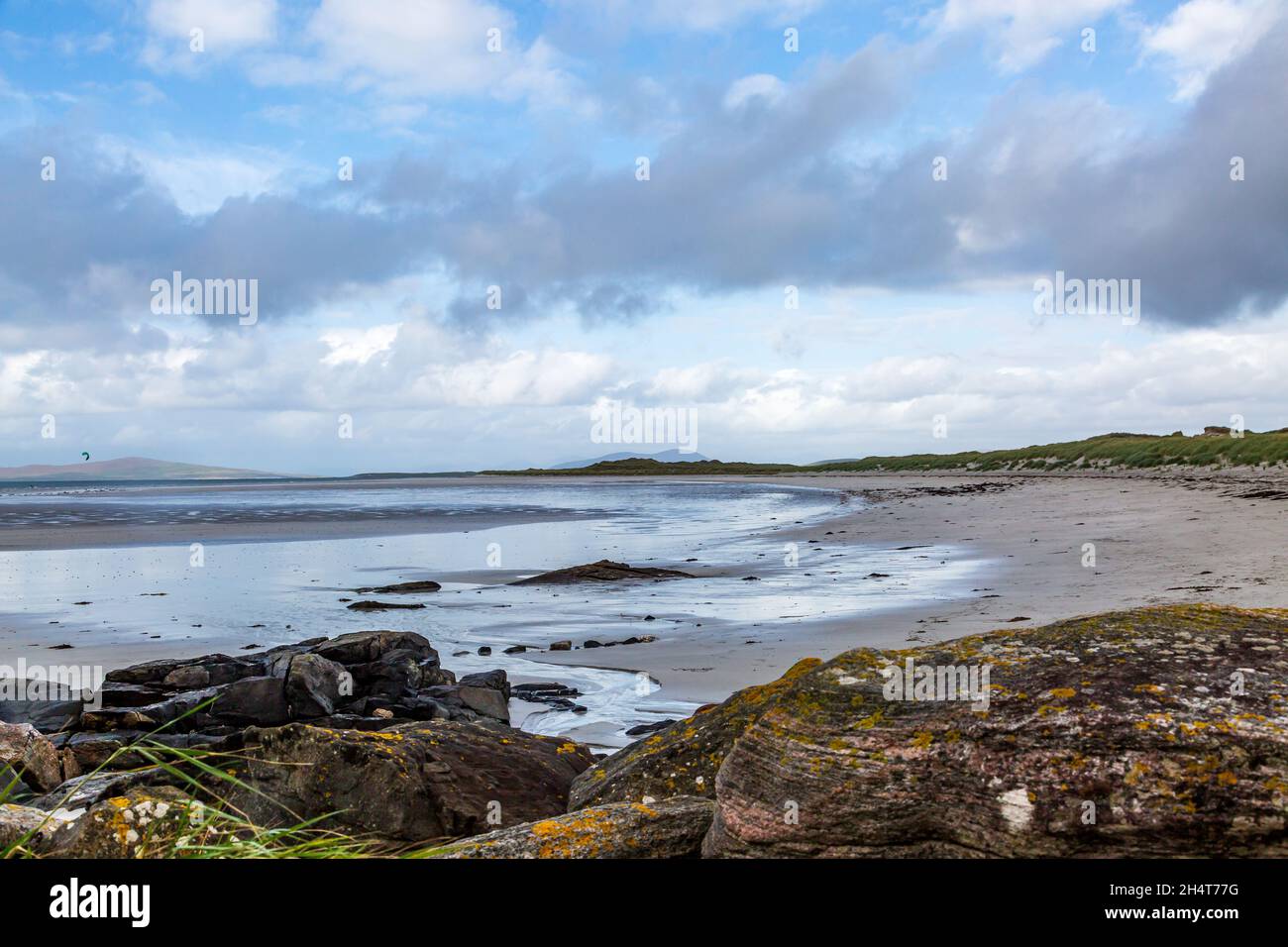 Der Strand von Clachan Sands auf der Insel North Uist auf den Western Isles Stockfoto