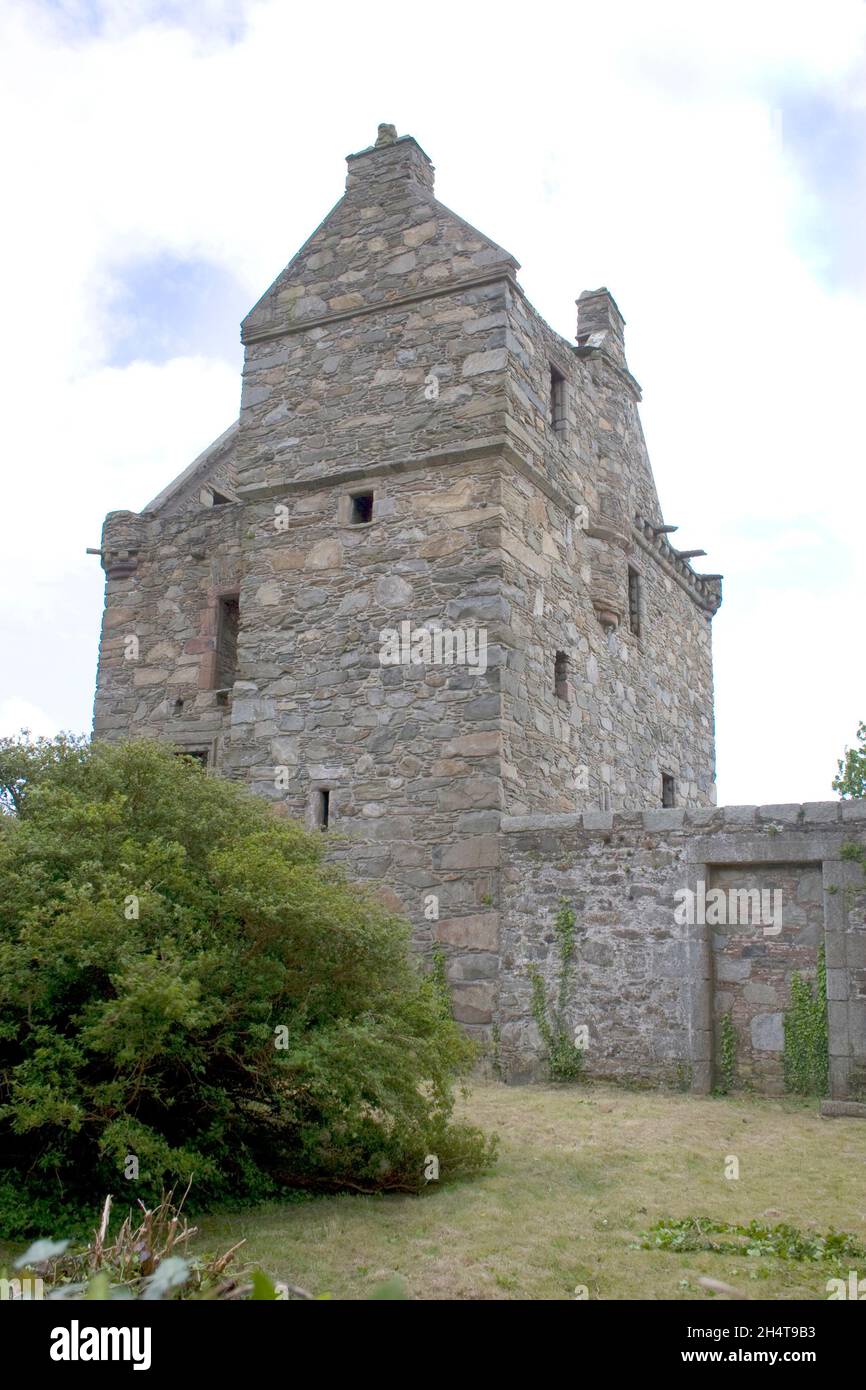 Carsluith Castle; Dumfries & Galloway, Schottland Stockfoto