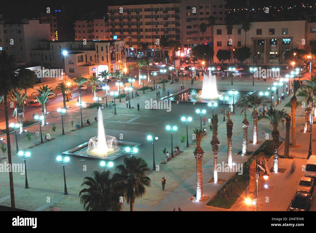 Blick über Oujda, die Hauptstadt des östlichen Marokkos Stockfoto