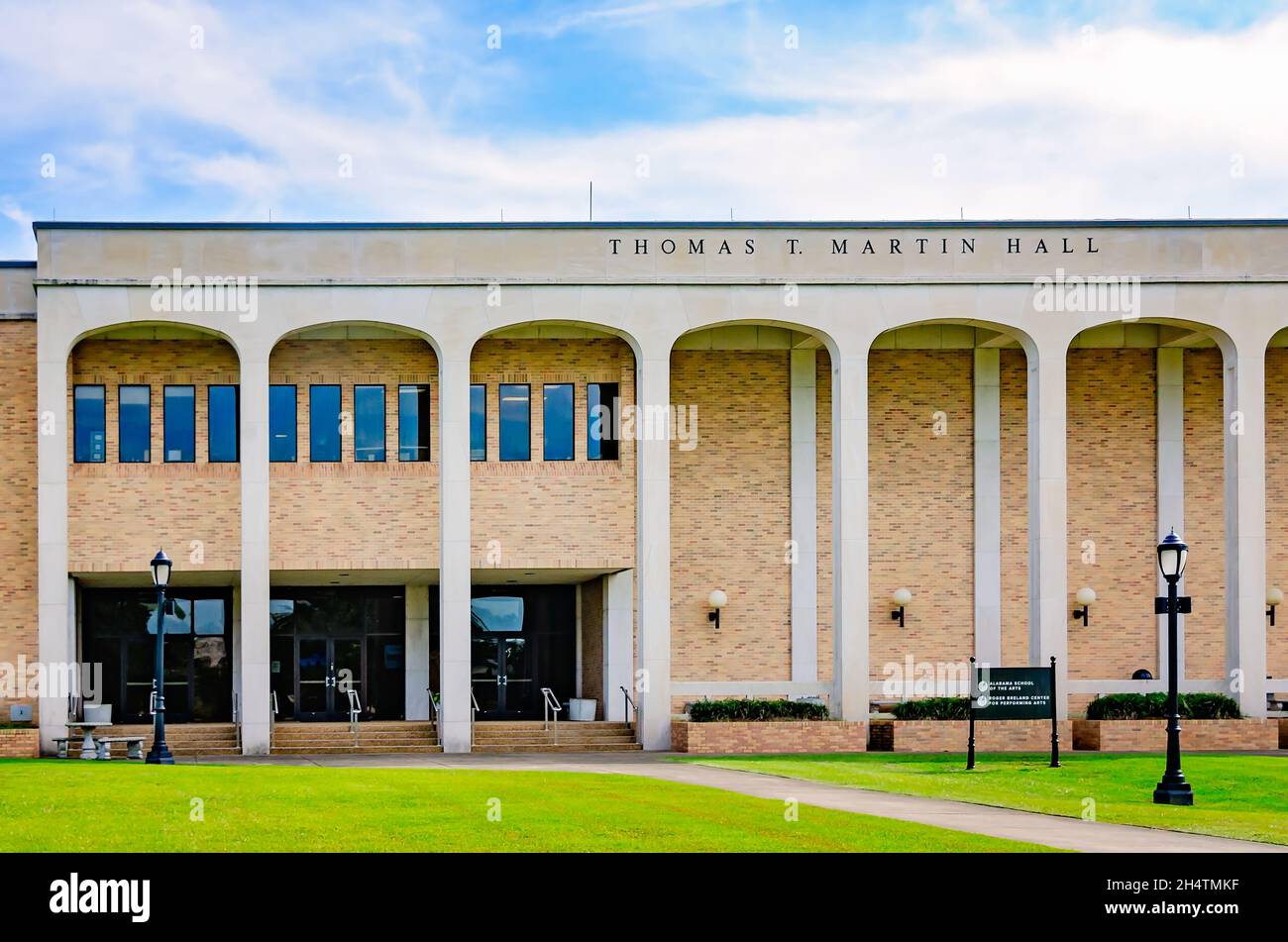 Thomas T. Martin Hall wird an der University of Mobile, 3. November 2021, in Mobile, Alabama, abgebildet. Stockfoto