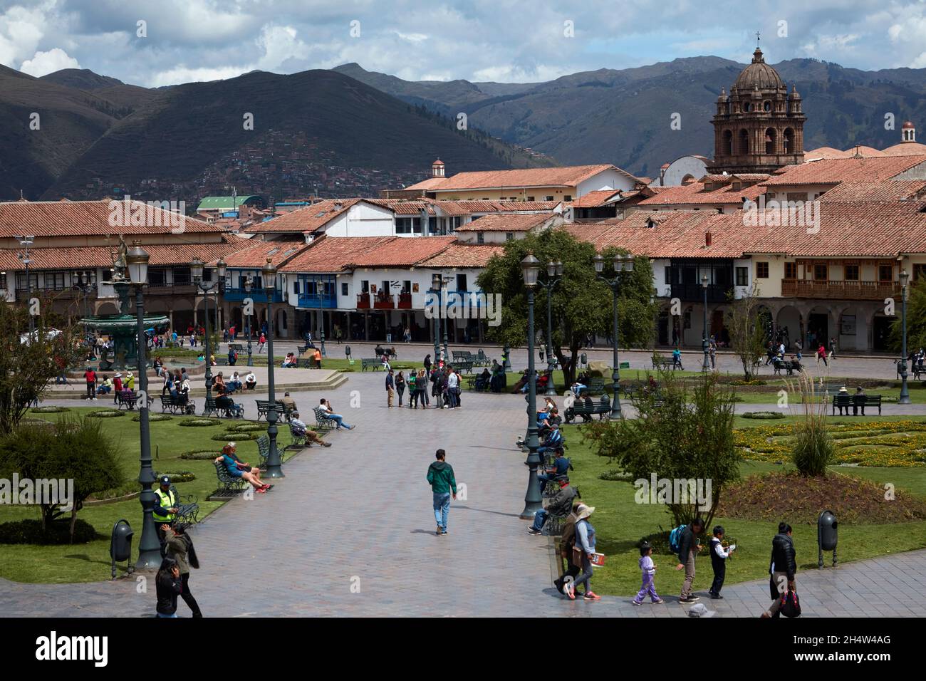 Plaza de Armas, Cusco, Peru, Südamerika Stockfoto