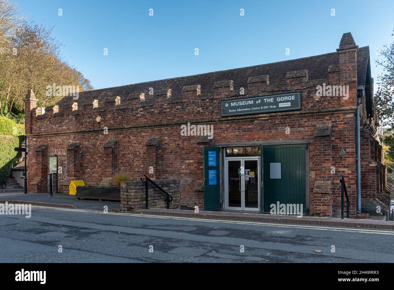 Museum of the Gorge und Besucherzentrum in Ironbridge, Shropshire, England, Großbritannien Stockfoto