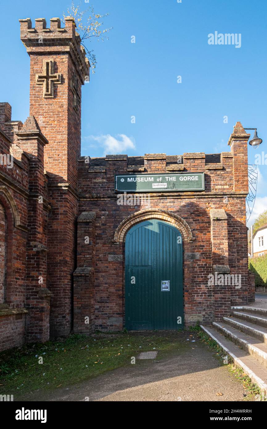 Museum of the Gorge und Besucherzentrum in Ironbridge, Shropshire, England, Großbritannien Stockfoto