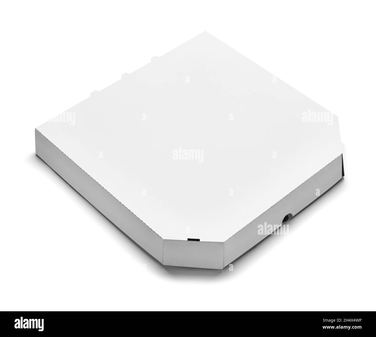 Pizzakarton Lebensmittelkarton Lieferpaket Stockfoto