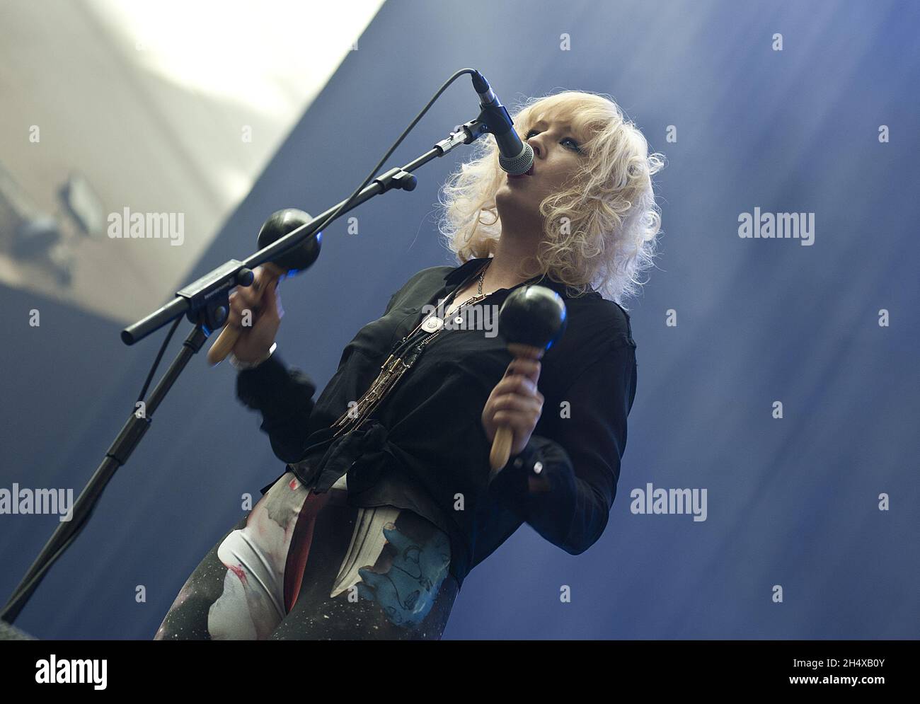 Big Freedia im Konzert beim ATP Festival im Alexandra Palace - London Stockfoto