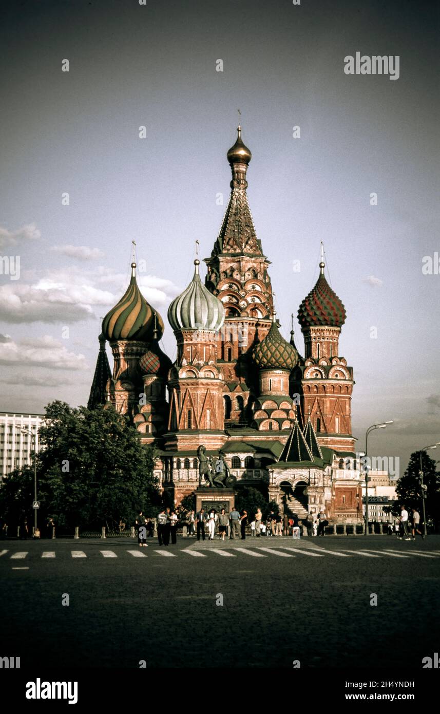 St. Basilius Kathedrale in Moskau, Russland Stockfoto