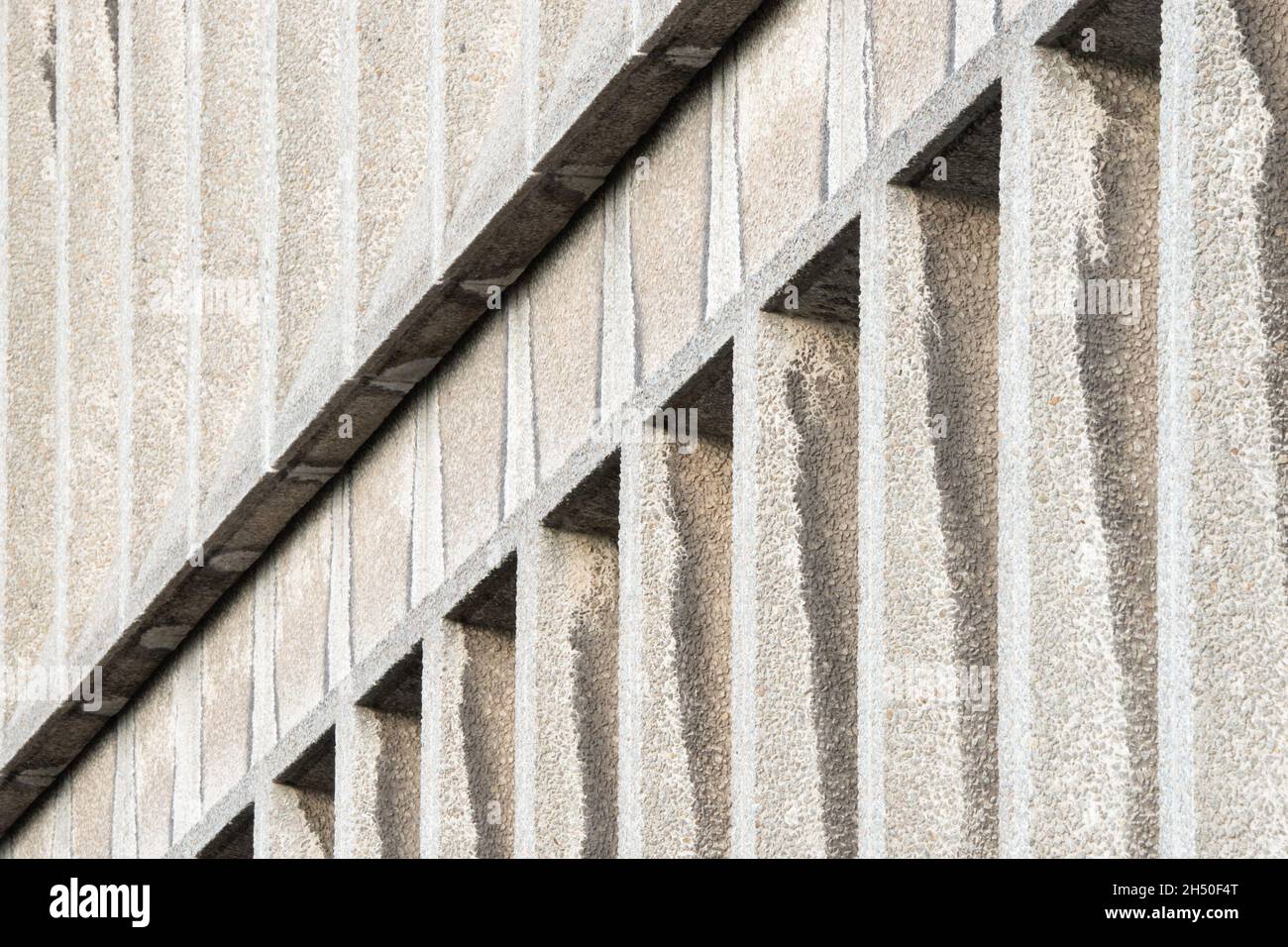 Brutalistische Architektur, Stopford House in Stockport, Manchester Stockfoto