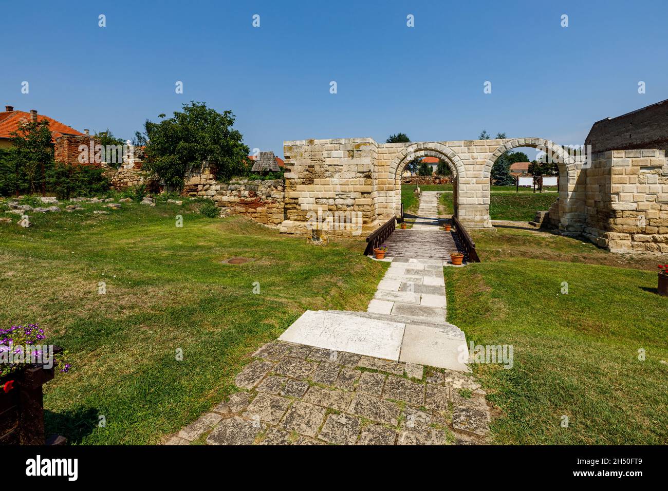 Die alte Festung von Alba Iulia in Rumänien Stockfoto