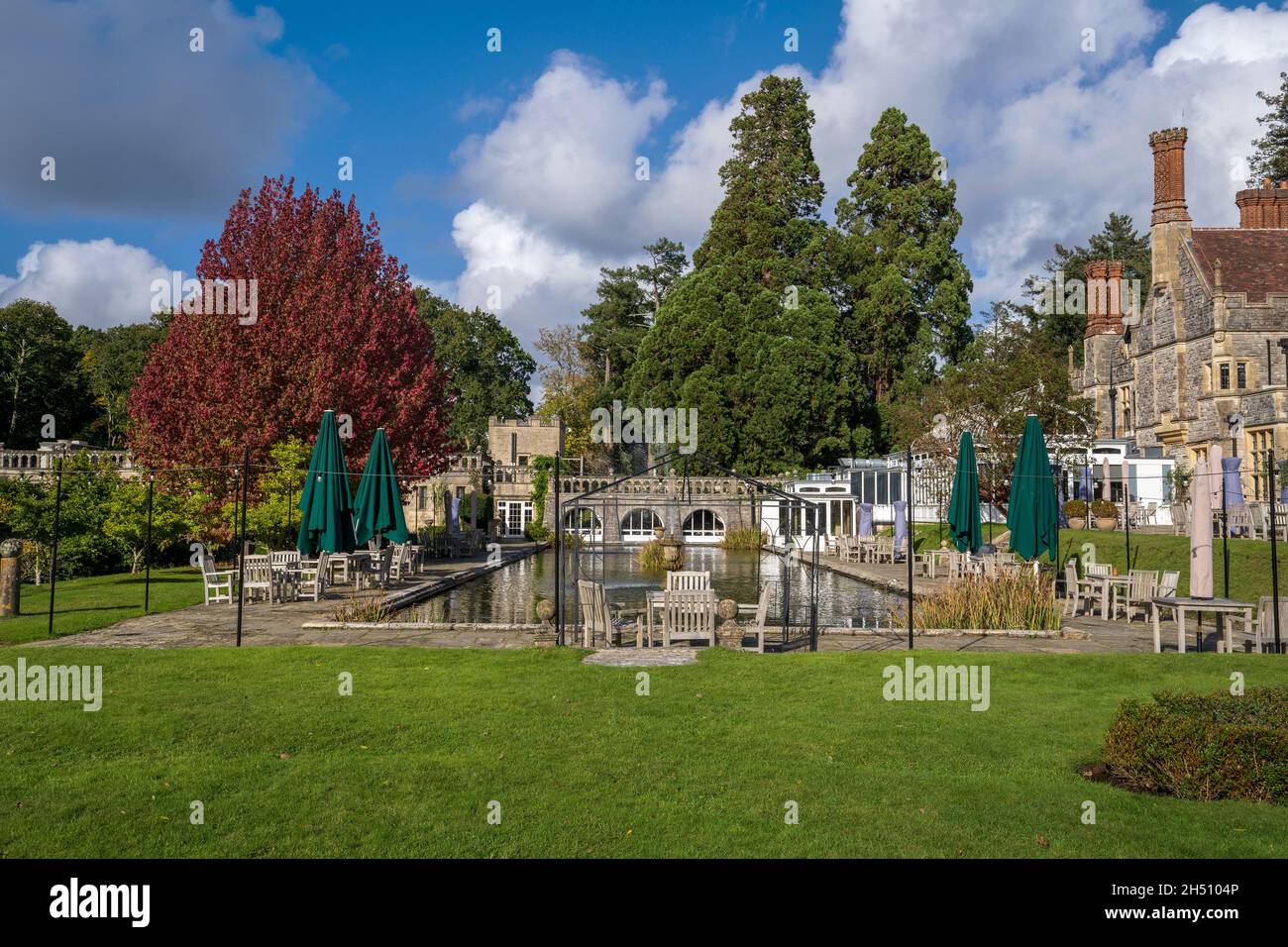 Rhinefield House Hotel, The New Forest, Hampshire, England, Großbritannien Stockfoto