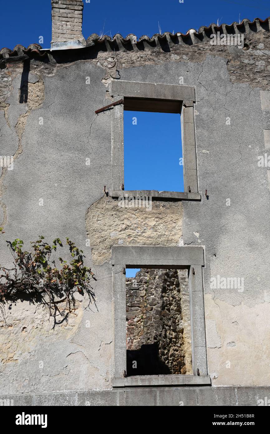 Oradour-sur-Glane, Haute Vienne, Frankreich Stockfoto