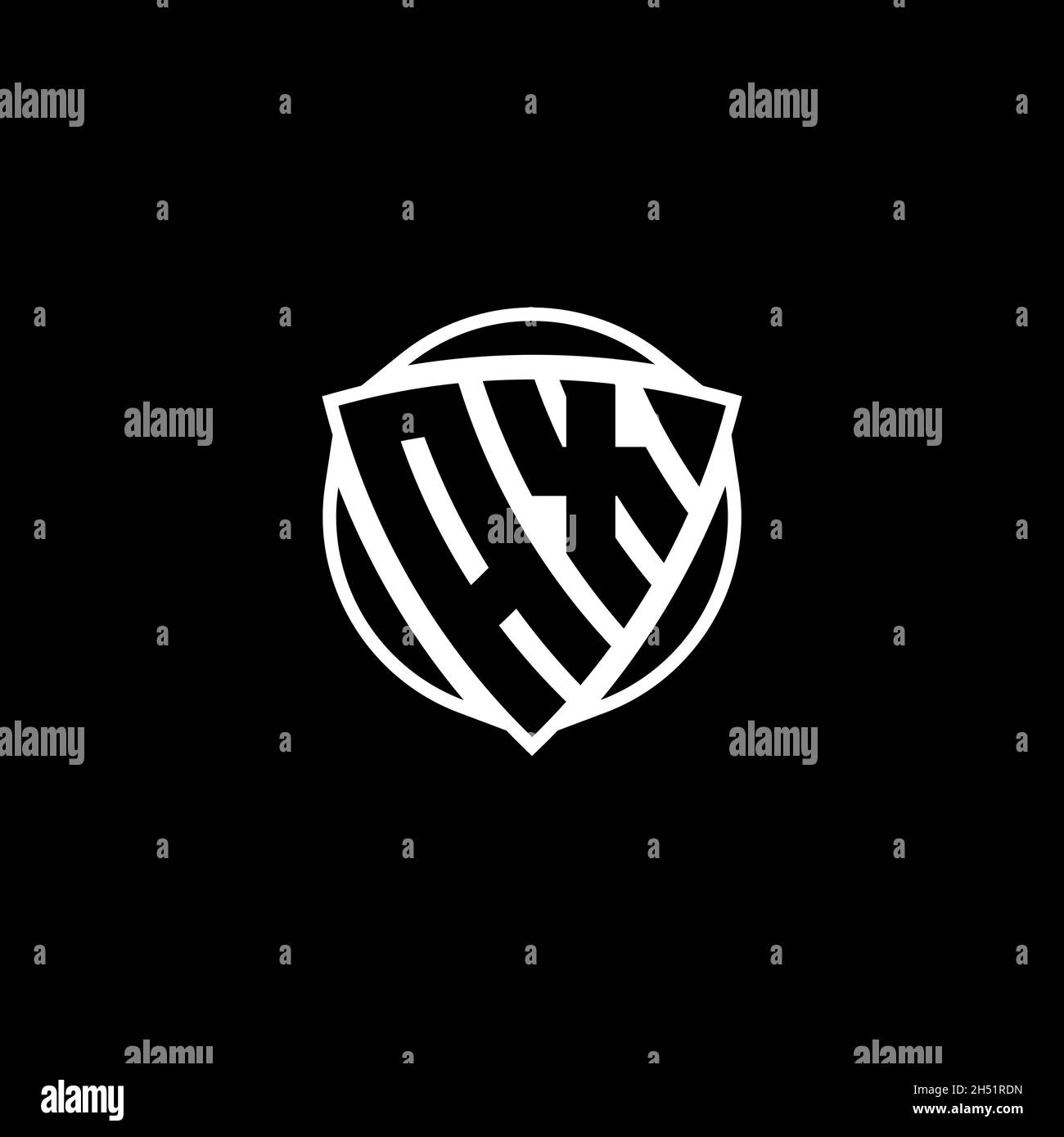 AX Monogram Logo Brief mit Dreieck Schild Form Design isoliert auf weißem Hintergrund. Radioaktives Logo, Dreieck radioaktiv und Schildform Stock Vektor