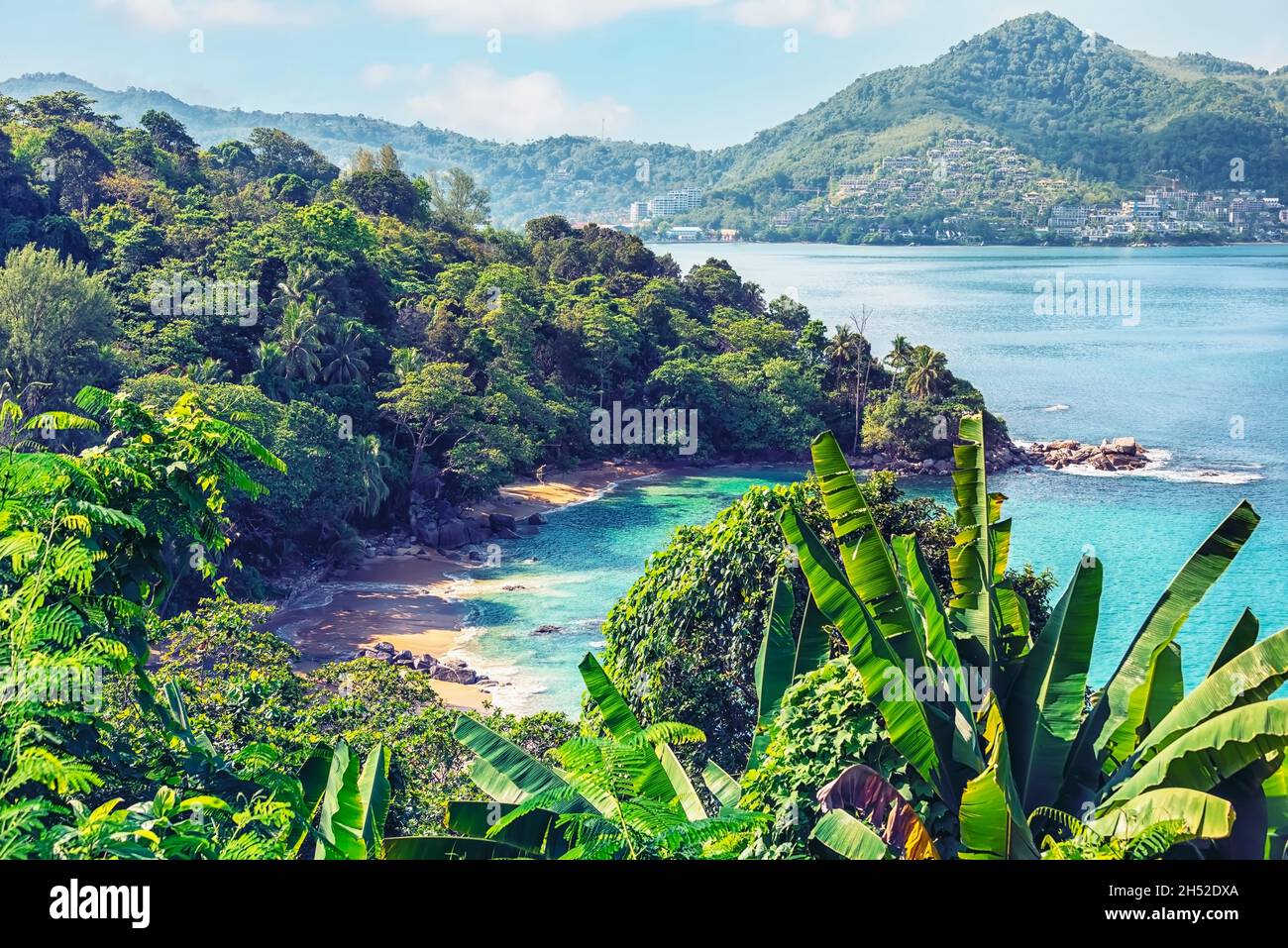 Laem Sing Beach auf der Insel Phuket, Thailand Stockfoto