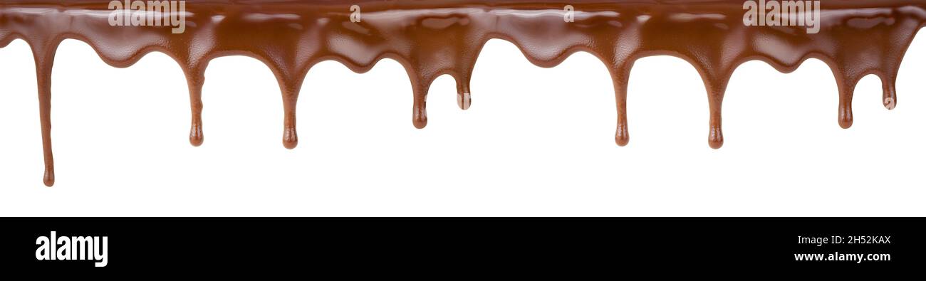 Hochwertige, detailreiche Schmelz-Schokolade Stockfoto