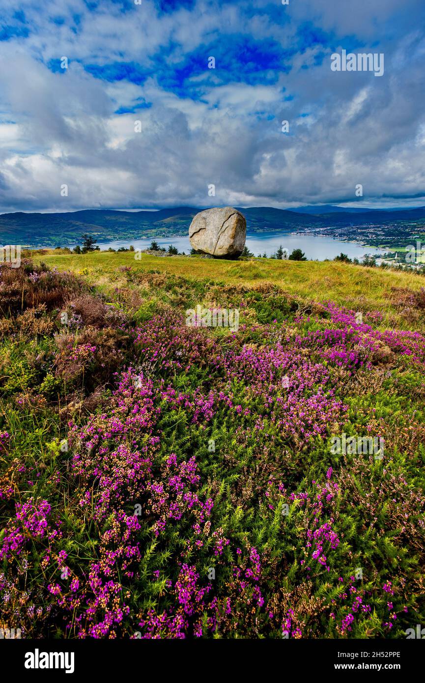 Cloughmore Stone, Rostrevor, County Down, Nordirland Stockfoto