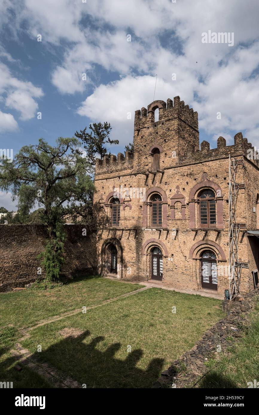 Gondar, Schloss, Äthiopien, Ahmara-Region, Afrika Stockfoto