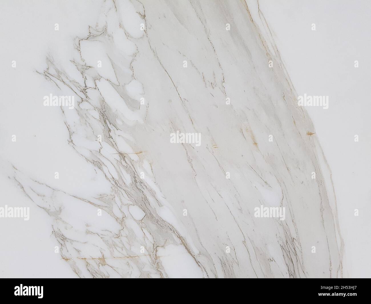 Weißer Marmor natürliche Textur für Fliese Tapete, luxuriöser Hintergrund. Kreative Stein Kunst Wand Innendekoration Design Hintergrund. Stockfoto