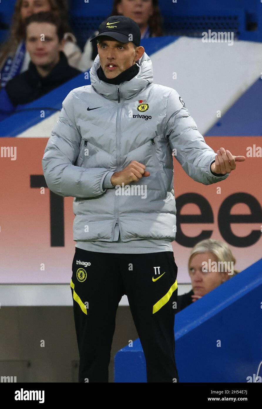 London, Großbritannien. November 2021. Thomas Tuchel-Manager von Chelsea während des Spiels der Premier League in Stamford Bridge, London. Bildnachweis sollte lauten: Darren Staples/Sportimage Credit: Sportimage/Alamy Live News Stockfoto