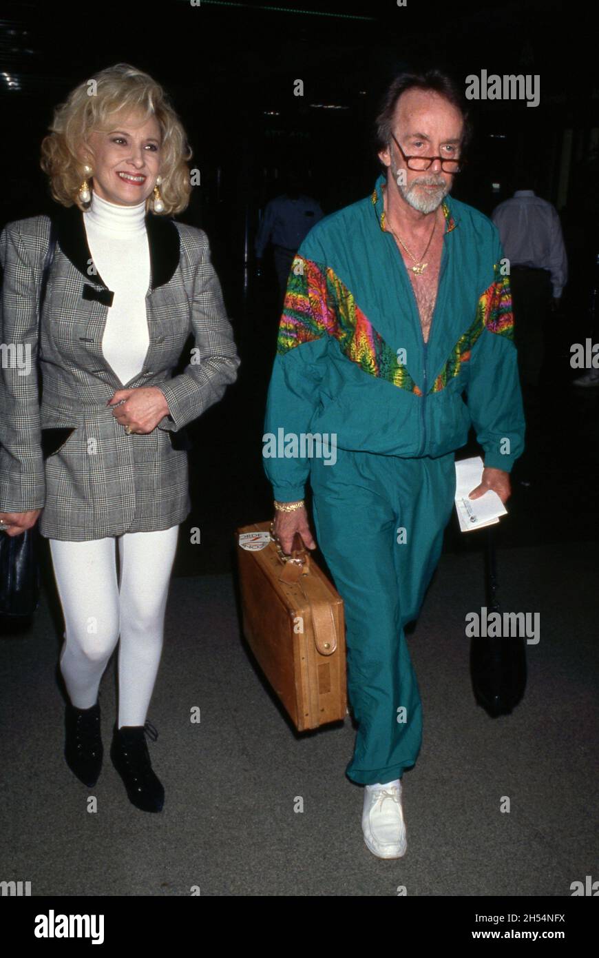 Tammy Wynette und Ehemann George Richey 1994. Quelle: Ralph Dominguez/MediaPunch Stockfoto