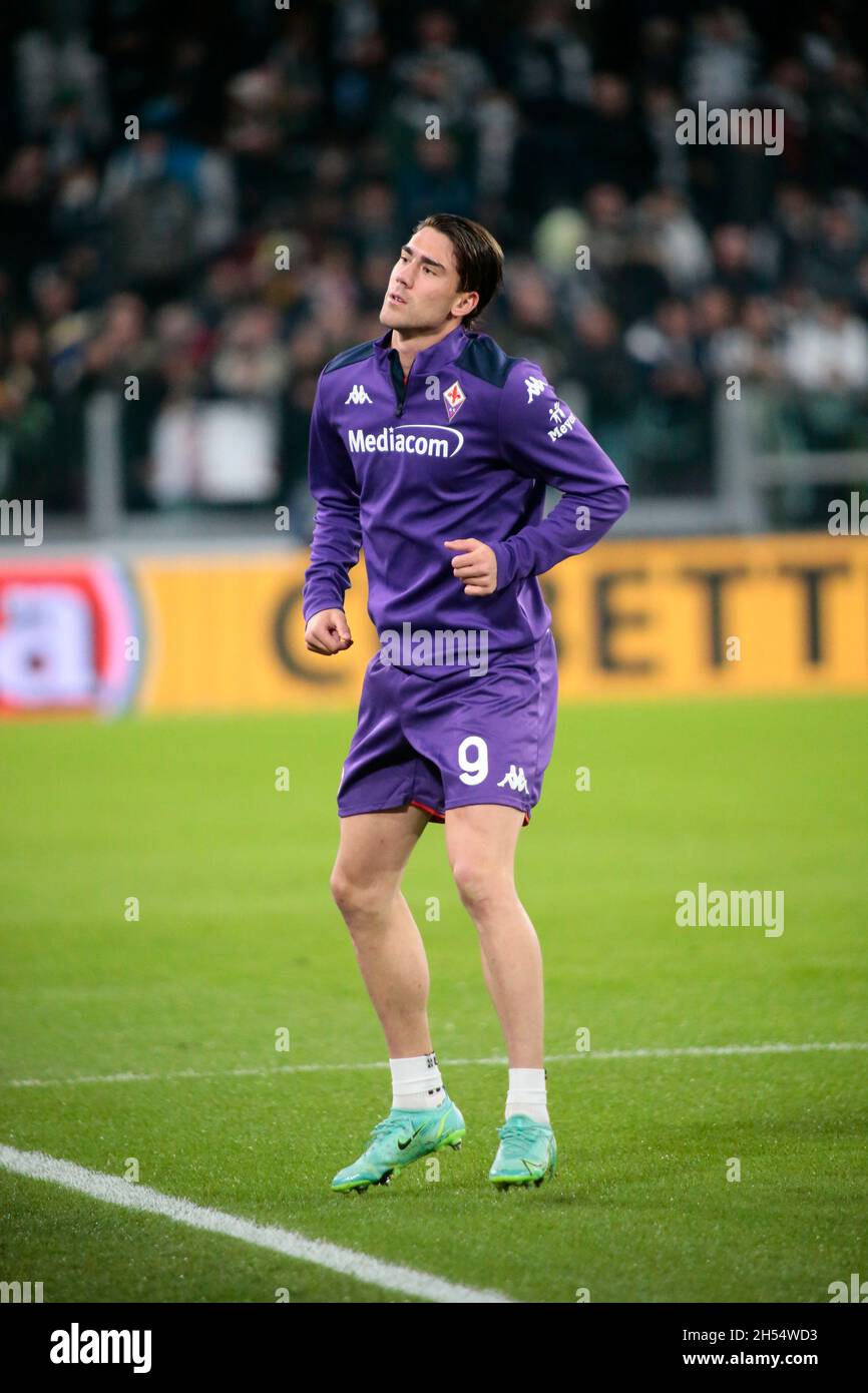 Turin, Italien. November 2021. Italienische Serie A, Juventus FC - Fiorentina Credit: Nderim Kaceli/Alamy Live News Stockfoto