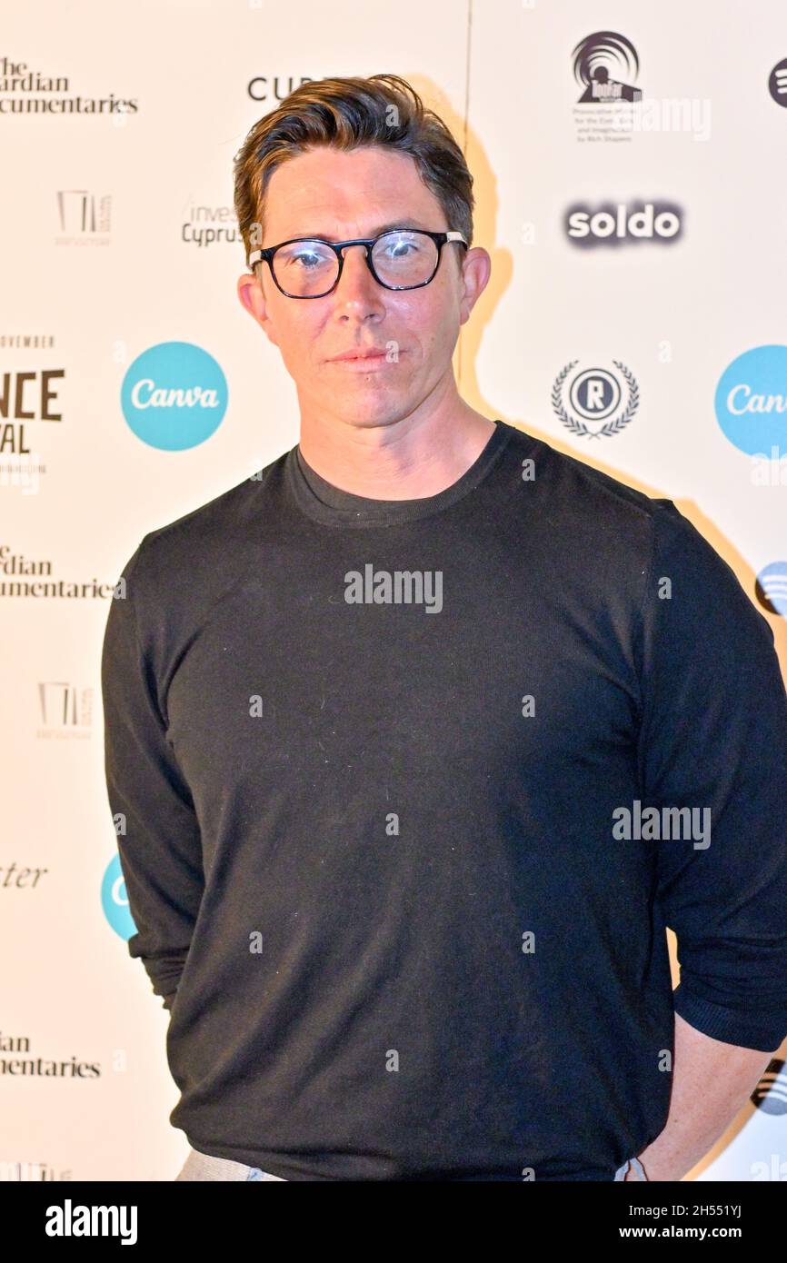 Ben Charles Edwards besuchte Father of Flies - Weltpremiere in Curzon Hoxton, 2021-11-06, London, UK Credit: Picture Capital/Alamy Live News Stockfoto