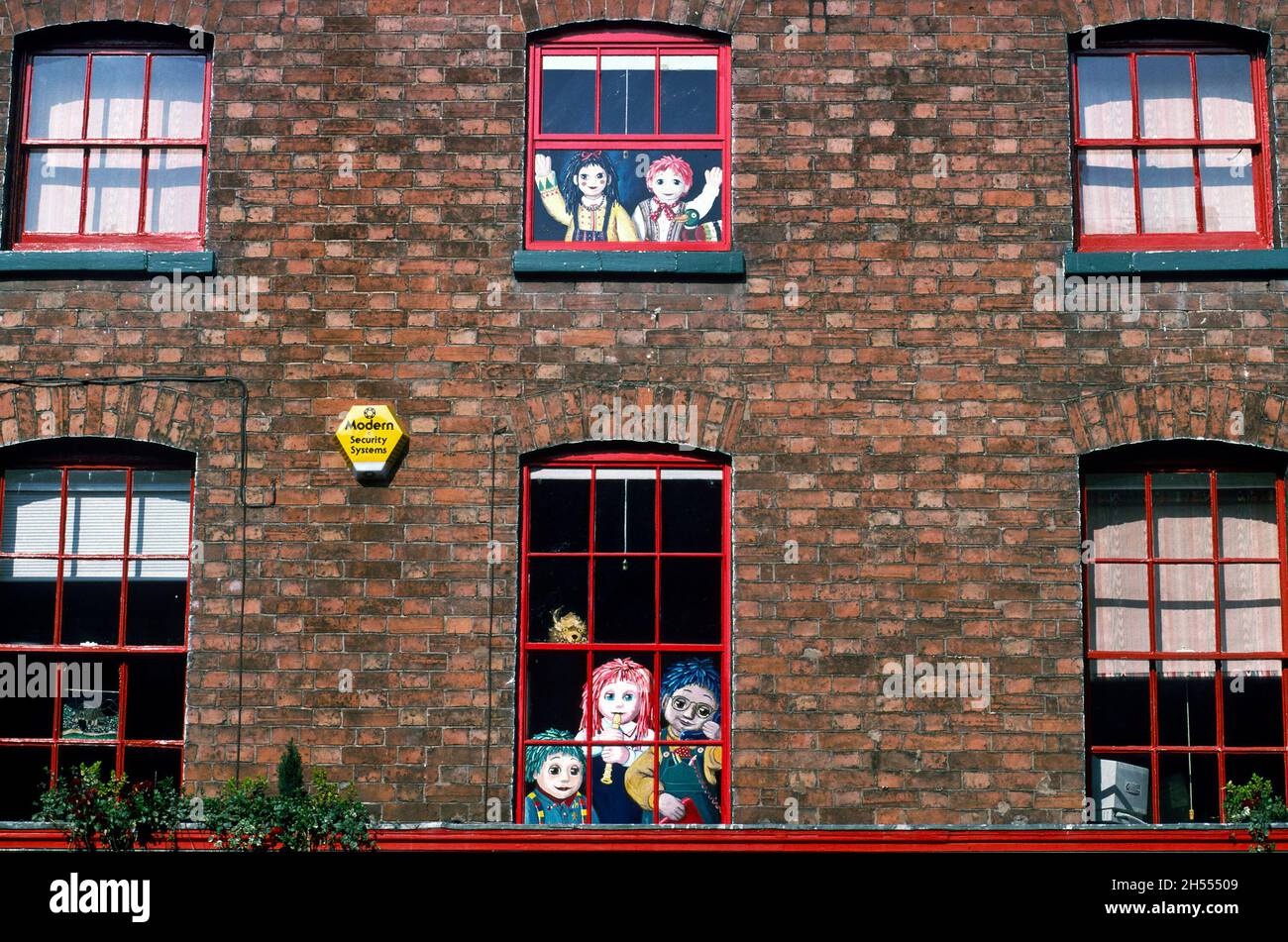 Lug Doll Shop, Stratford-upon-Avon. Ehemaliger Wohnsitz der Teletubbies und der Kindersendung Rosie und Jim UK, die nicht mehr existiert. Stockfoto