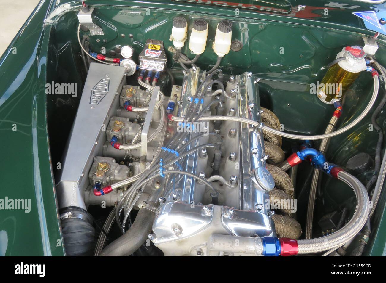 Jaguar #87 Mk 2, 3.4 Motor bei Hampton Downs 20. März 2021 Stockfoto