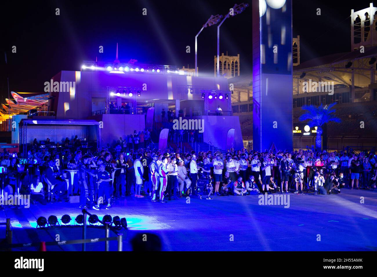 Atmosphäre während der Preisverleihung der World Endurance Championship 2021, FIA WEC, auf dem Bahrain International Circuit, vom 4. Bis 6. November 2021 in Sakhir, Bahrain - Foto: Joao Filipe/DPPI/LiveMedia Stockfoto