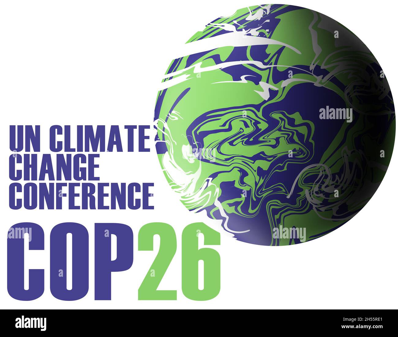 Cop26 glasgow, UN-Klimakonferenz Stockfoto