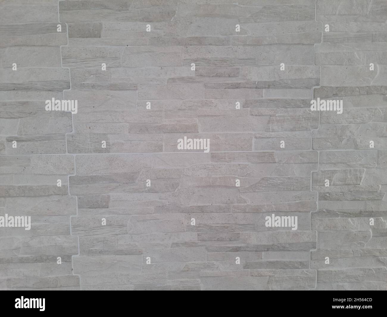 Innenwand Oberfläche mit Stein Textur, grau, rustikal, modern . Hintergrund und Textur. Vollbild. Stockfoto
