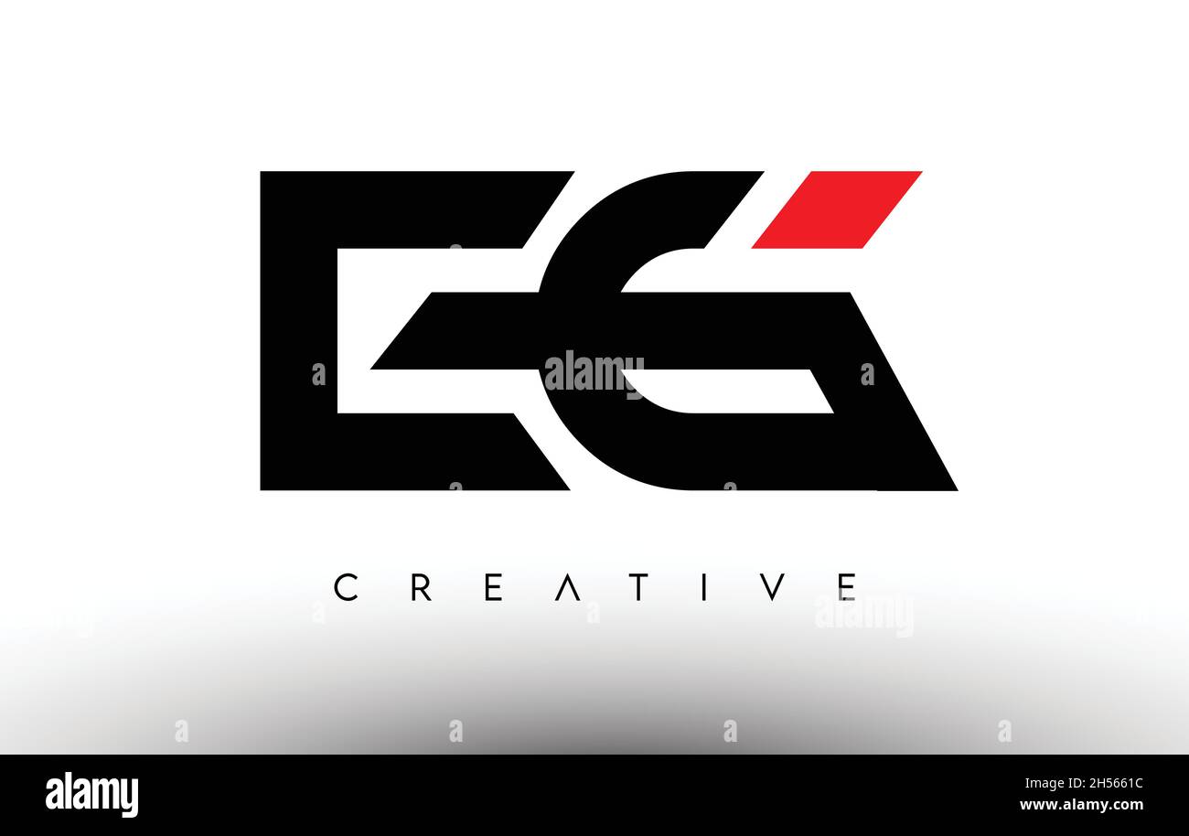 Z. B. Kreatives modernes Logo-Design. ZB Symbol Buchstaben Logo Vektor Illustration mit schwarzen und roten Farben Stock Vektor