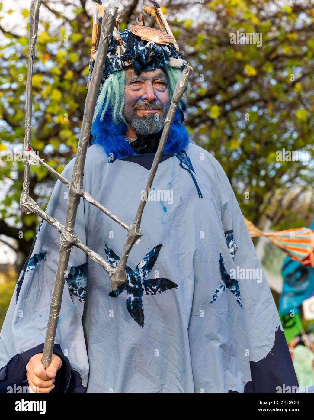 Glasgow Demonstration COP26 Global Action for Climate Justice Stockfoto
