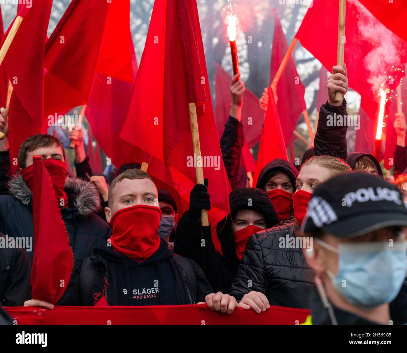Glasgow Demonstration COP26 Global Action for Climate Justice Stockfoto