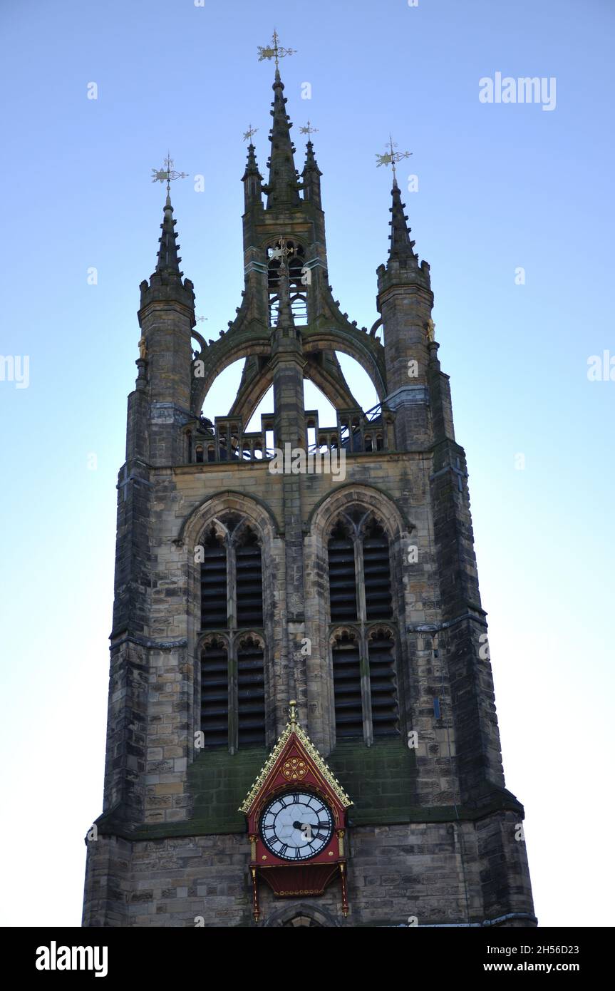 Turm, St. Nichola Anglican Cathedral, Newcastle Upong Tyne Stockfoto