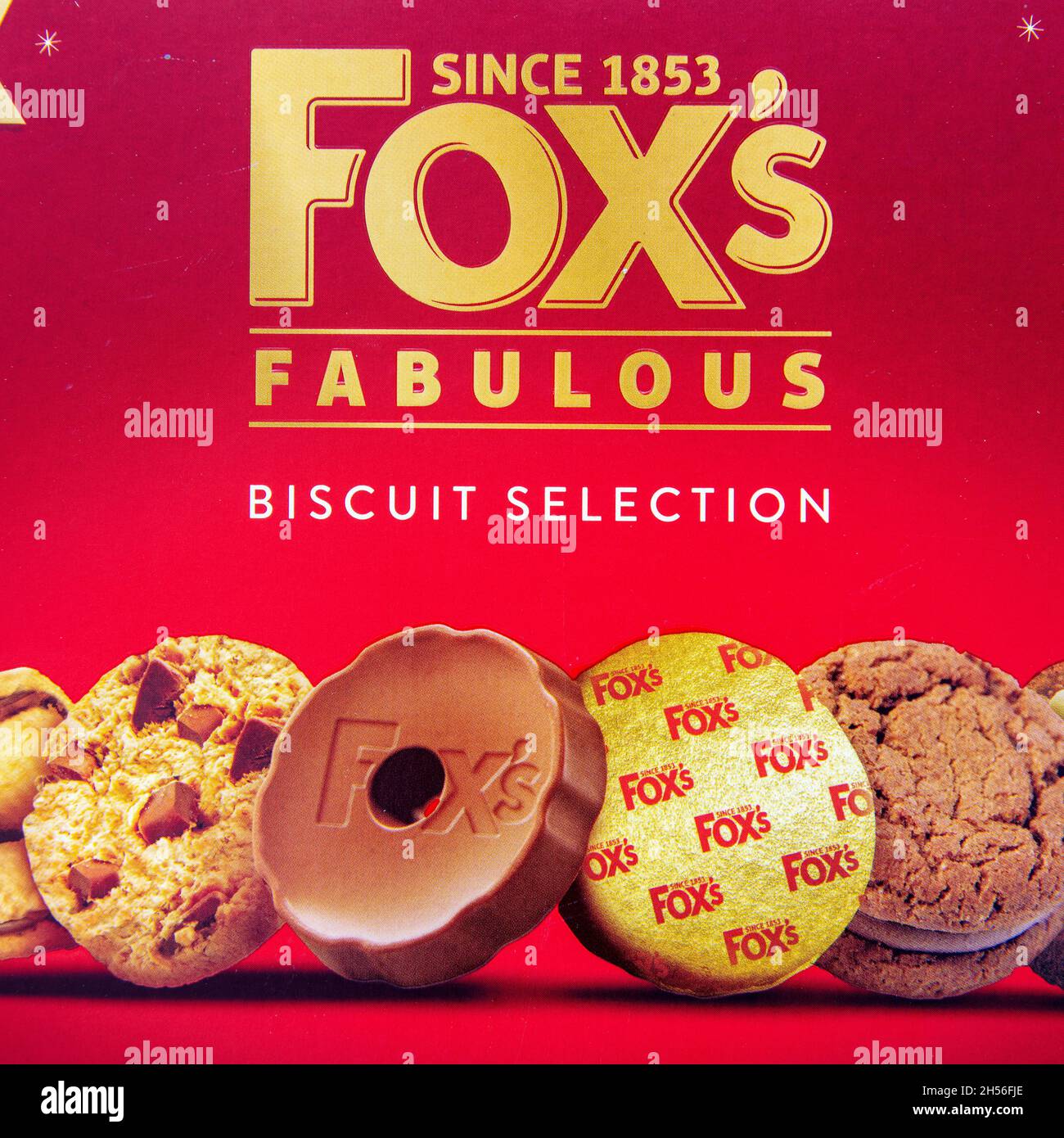 Fox's fabelhafte Kekse Stockfoto