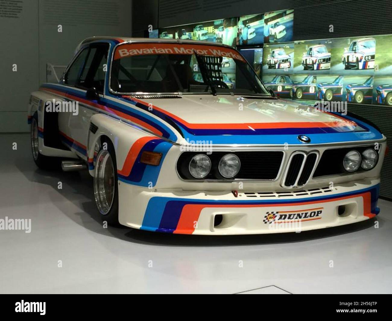 BMW 3.0 CSL (E9): Rennwagen. Zwischen 1973 und 1979 gewann der BMW 3.0 CSL sechsmal die Europameisterschaft - BMW Museum - München - Deutschland . Stockfoto