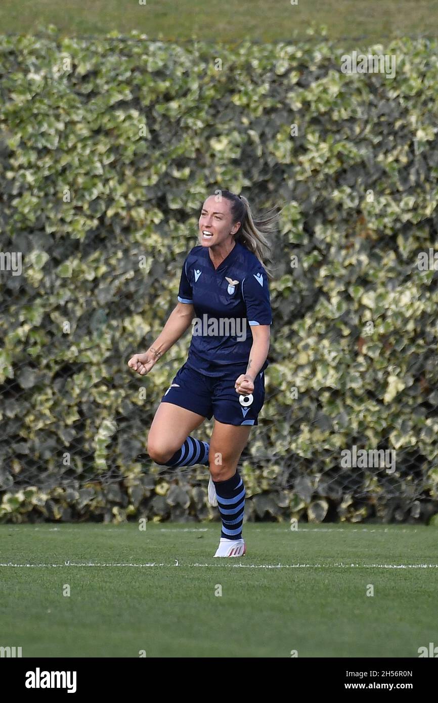 Rom, Italien. November 2021. Cuschieri Rachel von S.S. Lazio Women während der Women Serie Ein Spiel zwischen SS Lazio Women und Napoli Calcio Femminile im Mirko Fersini Stadium am 7. November 2021 in Formello, Italien. Kredit: Unabhängige Fotoagentur/Alamy Live Nachrichten Stockfoto