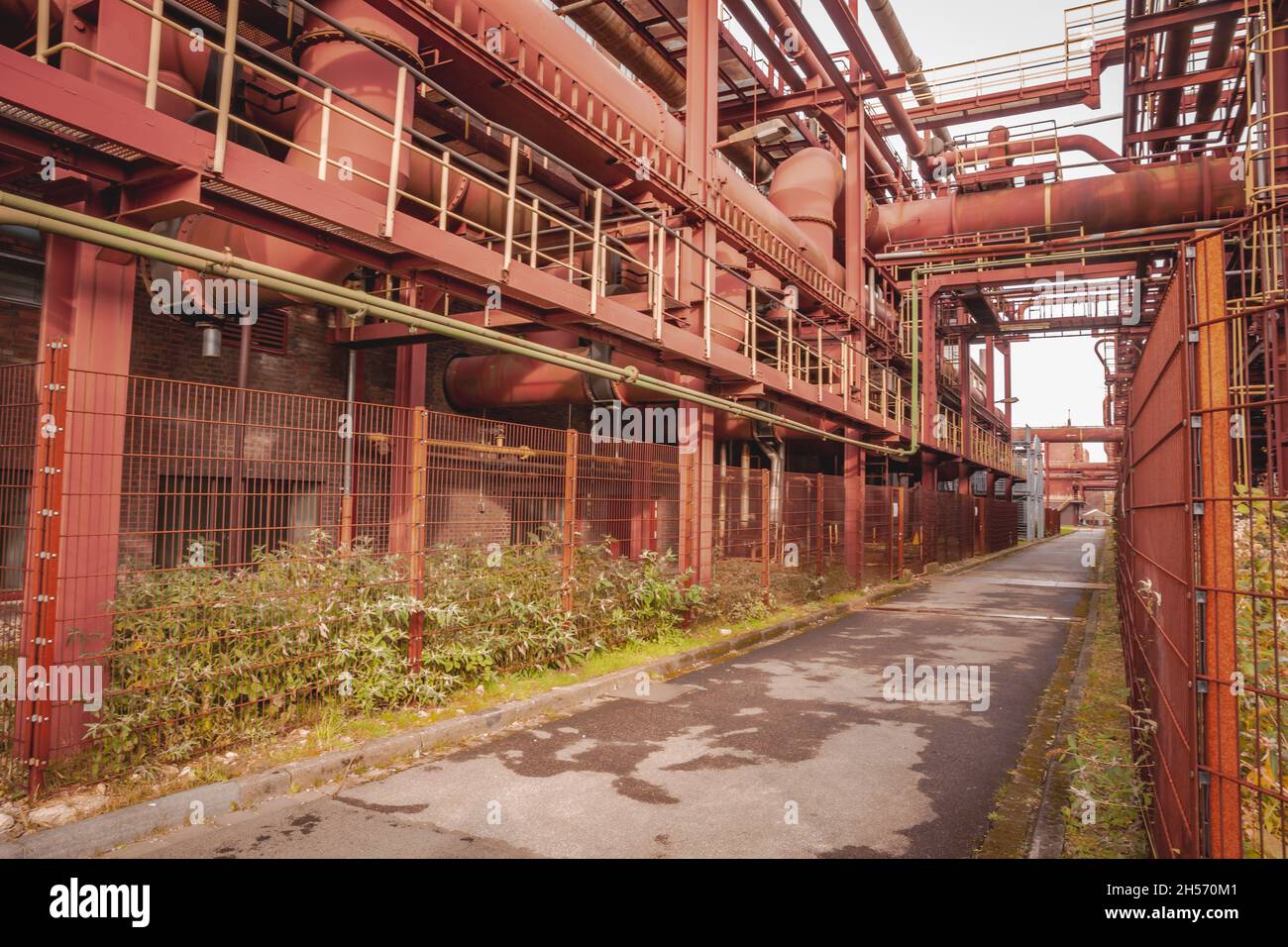 Zeche Zollverein/ Cokery Architektur und Industriedenkmal im Ruhrgebiet Stockfoto