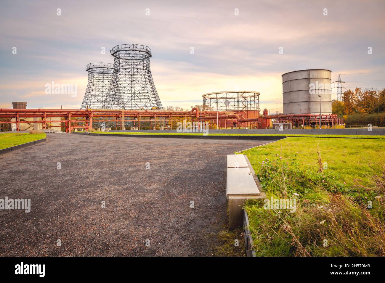 Zeche Zollverein/ Cokery Architektur und Industriedenkmal im Ruhrgebiet Stockfoto