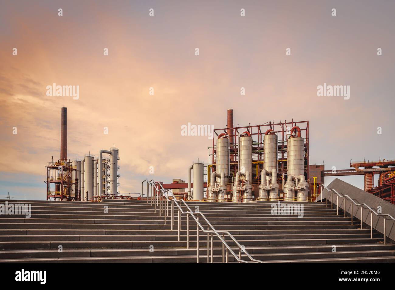 Zeche Zollverein/ Cokery Architektur und Industriedenkmal im Ruhrgebiet Stockfoto