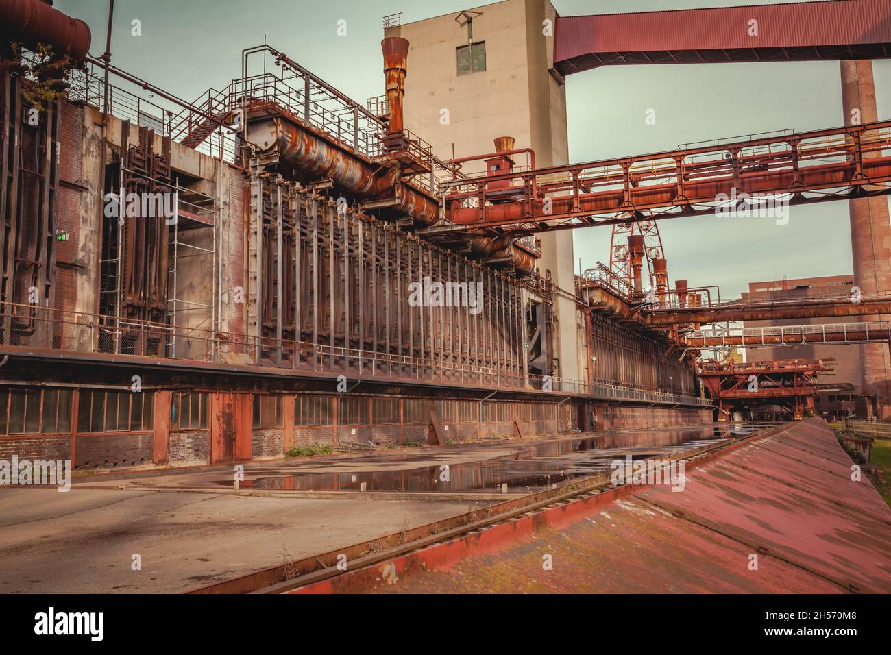 Zeche Zollverein/ Cokery Architektur und Industriedenkmal im Ruhrgebiet Stockfoto