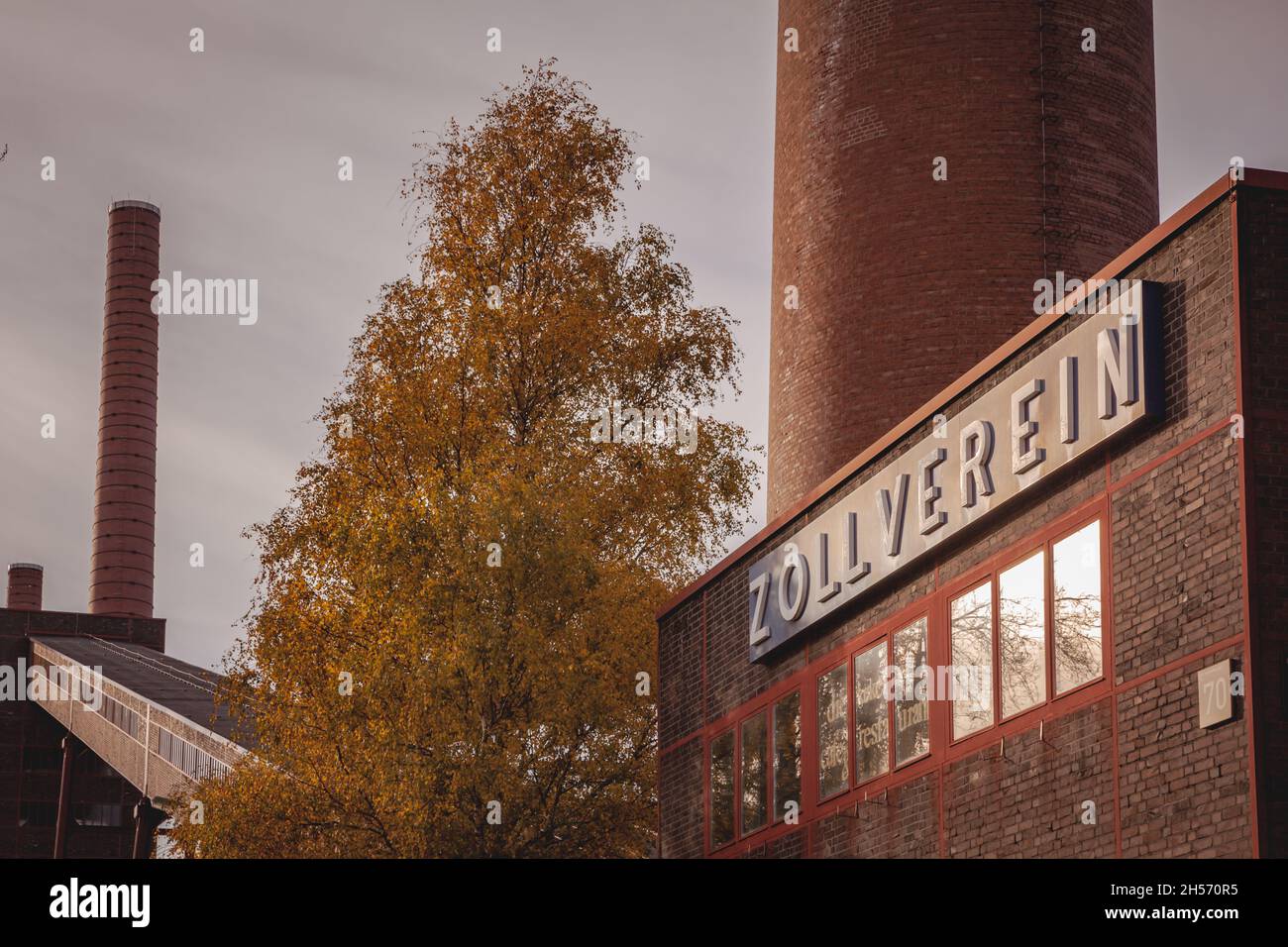 Zeche Zollverein Architektur und Industriedenkmal im Ruhrgebiet Stockfoto