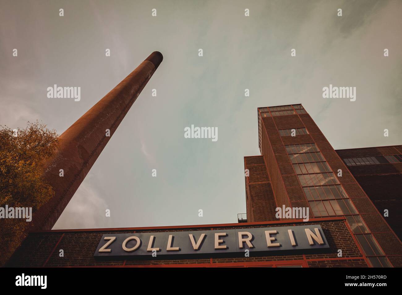 Zeche Zollverein Architektur und Industriedenkmal im Ruhrgebiet Stockfoto