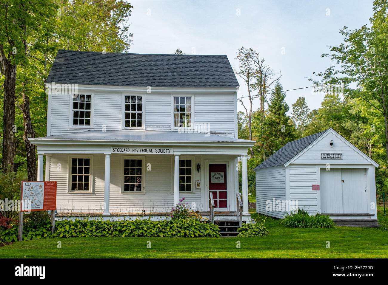 Die Stoddard Historical Society in Stoddard, New Hampshire Stockfoto