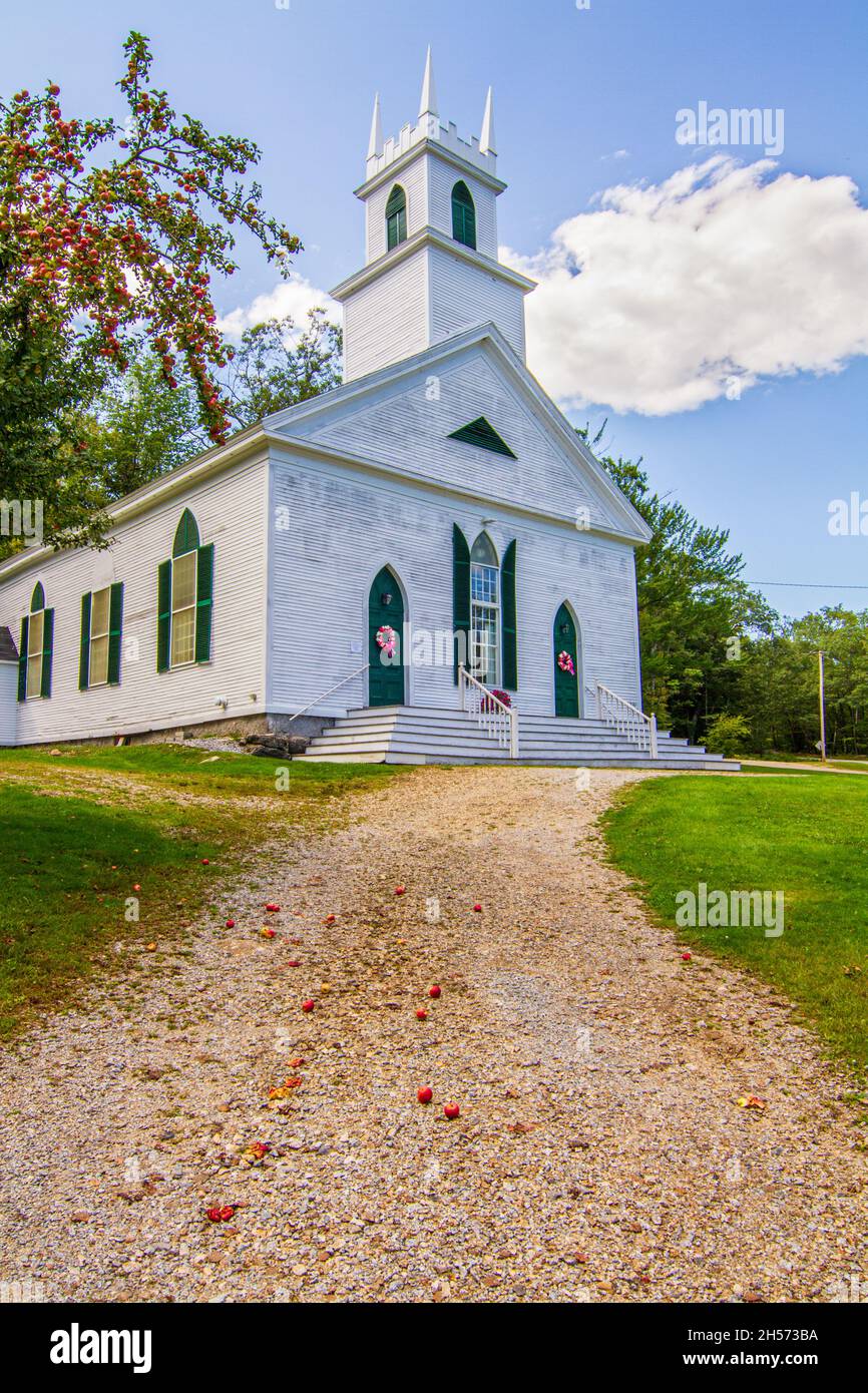 Die Stoddard Congregational Church in Stoddard, New Hampshire Stockfoto