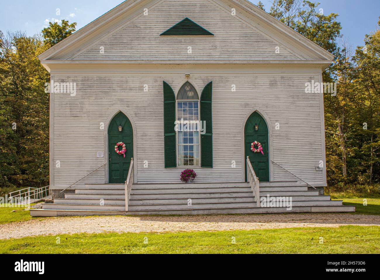 Die Stoddard Congregational Church in Stoddard, New Hampshire Stockfoto