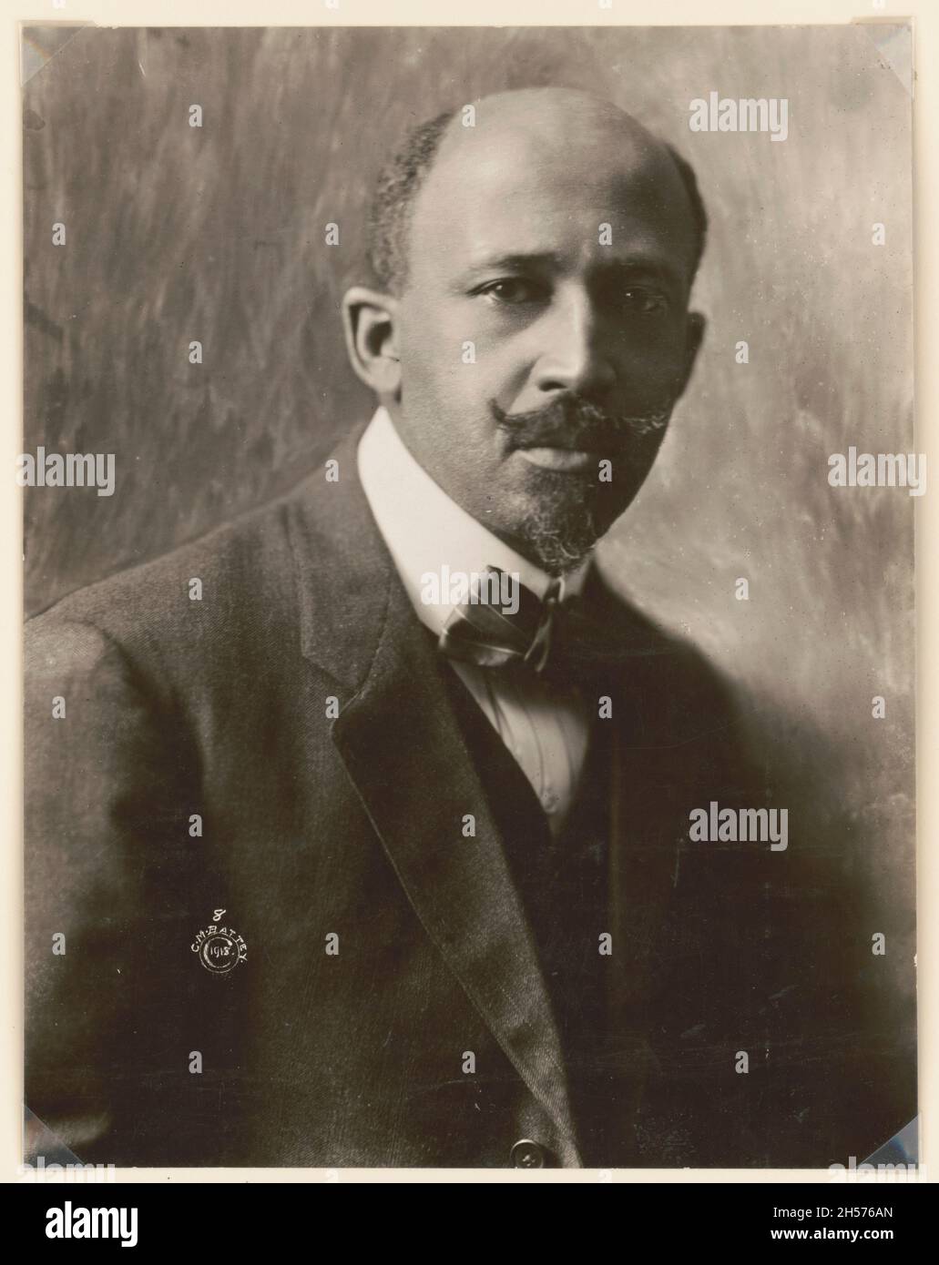 William Edward Burghardt Du Bois war ein amerikanischer Soziologe, Sozialist, Historiker, Bürgerrechtler, Panafrikanist, Autor, Autor und Redakteur. Stockfoto