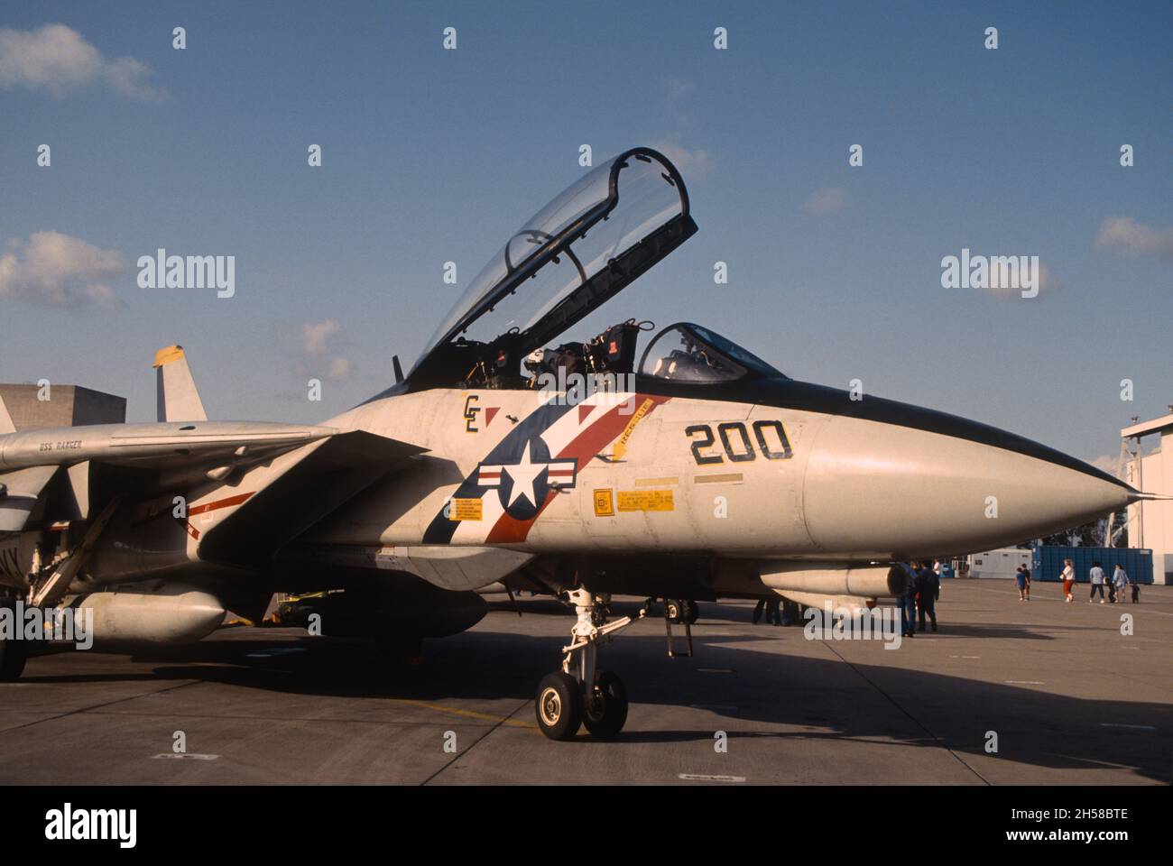 CAG Bird von VF-2, The Bounty Hunters auf der NAS Miramar, San Diego, Kalifornien Stockfoto